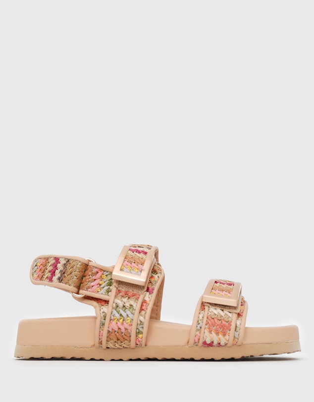 Betts - Majorca Junior Ankle Strap Footbed Sandals