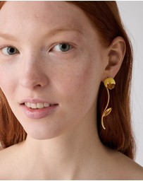 Kate Spade - Golden Bloom Statement Earrings