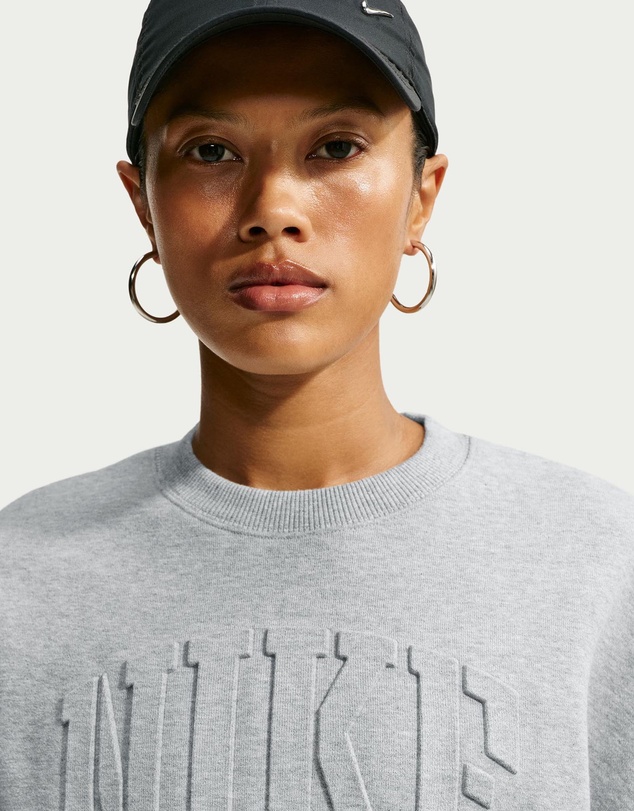 Nike - Studio Fleece Oversized Crew-Neck Sweatshirt