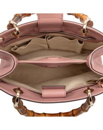 Pre-Loved by Azura Reborn - Pre-Loved Small Calfskin Bamboo Shopper Satchel