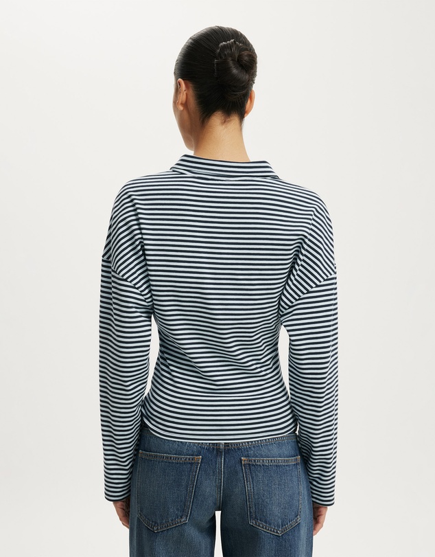 Cotton On - Everyday Smooth Polo Long Sleeve