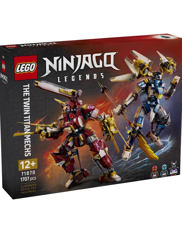 LEGO - 71870 Fire And Water Twin Mech