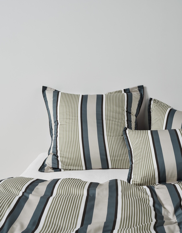 Linen House - Nara Bamboo Cotton 400TC Stripe European Pillowcase