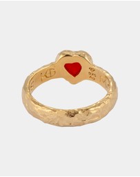 Haze & Glory - ICONIC EXCLUSIVE - Ring Heart Over Heels - Gold