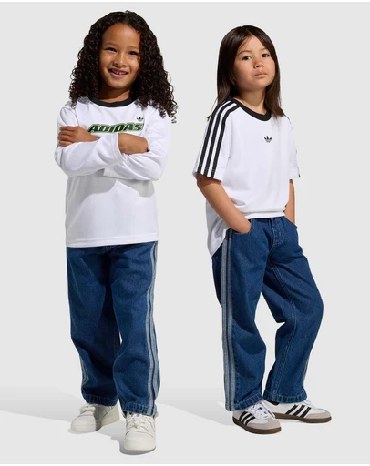 adidas Originals - Firebird Denim Track Pants - Kids-Teens