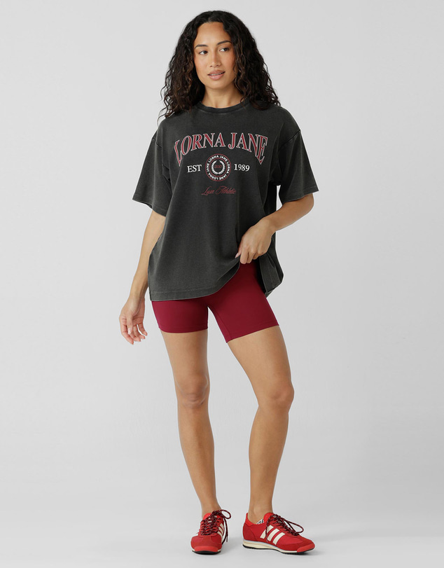 Lorna Jane - Raceway Washed Boyfriend T-Shirt