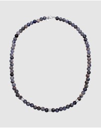 Kuzzoi - ICONIC EXCLUSIVE - Necklace Beads Vintage with Agate Beads in 925 Sterling Silver
