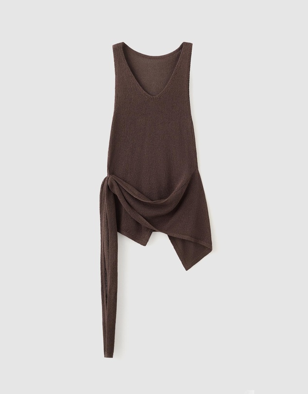 M.N.G - Knitted Top with Knot Detail