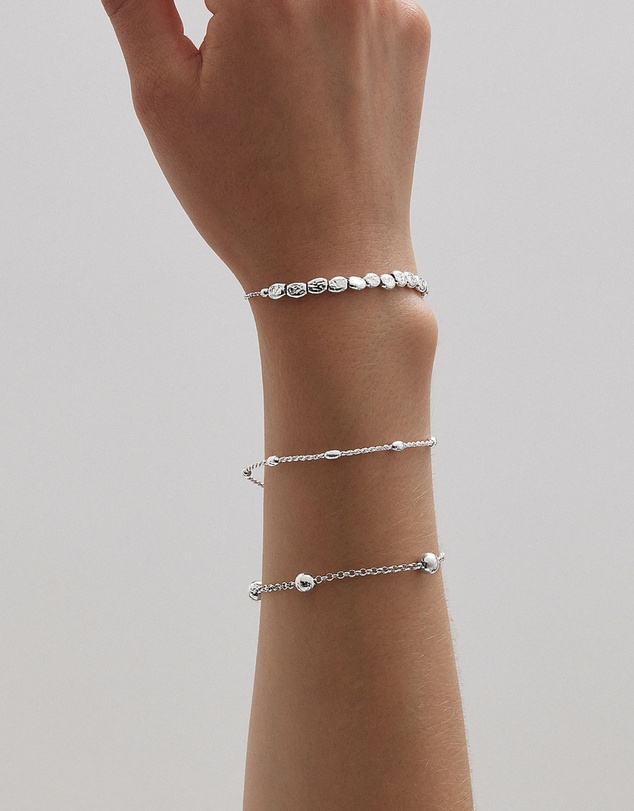 Najo - Cassiopeia Silver Bracelet (18.5cm+ext)
