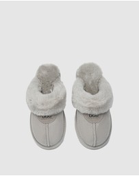 EVERAU - Australian Shepherd Ugg Waffle Slipper Sheepskin Upper House Shoes