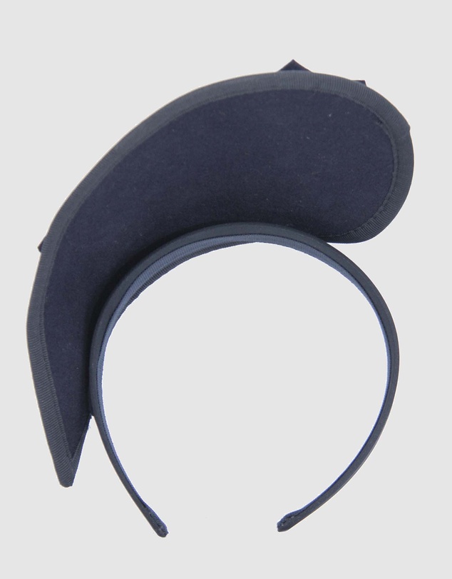 Max Alexander - Felt Navy Crown Racing Fascinator