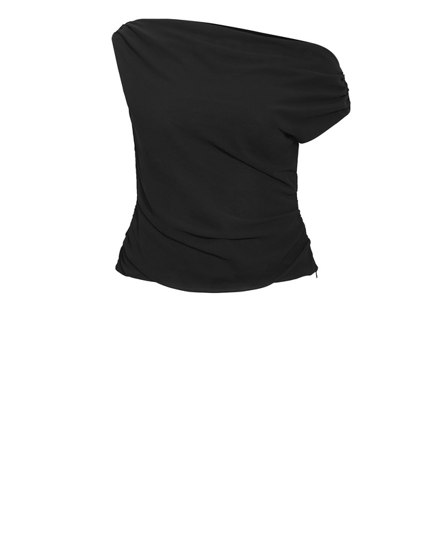 City Chic - Plus size Stassi Off Shoulder Top - black