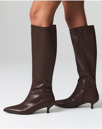 Verali - Olive Knee High Boots