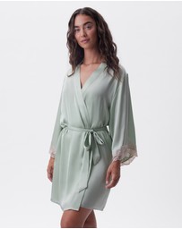 Bras N Things - Bethany Short Wrap - Light Green