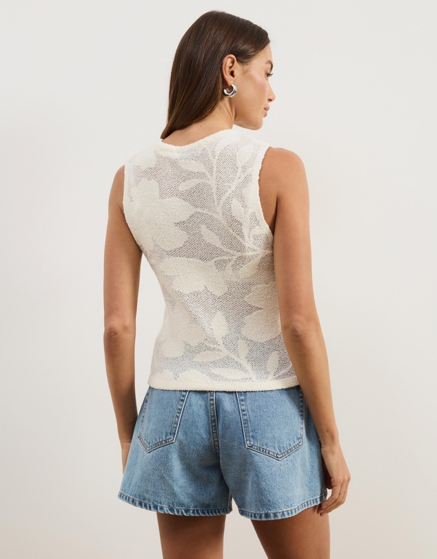 Atmos&Here - Intarsia Knit Tank