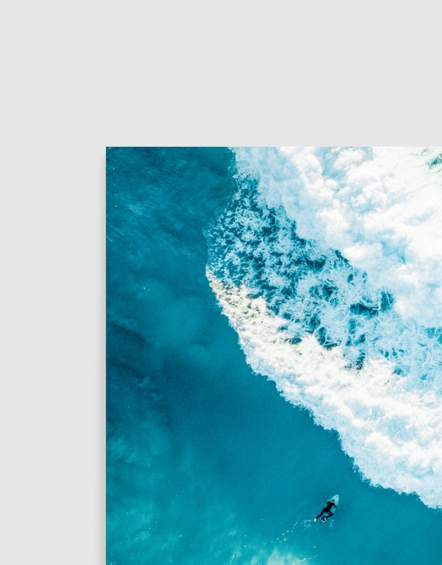 Olive et Oriel - Bondi Waves II Art Print