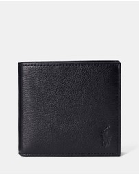 Polo Ralph Lauren - Pebbled Leather Billfold Coin Wallet