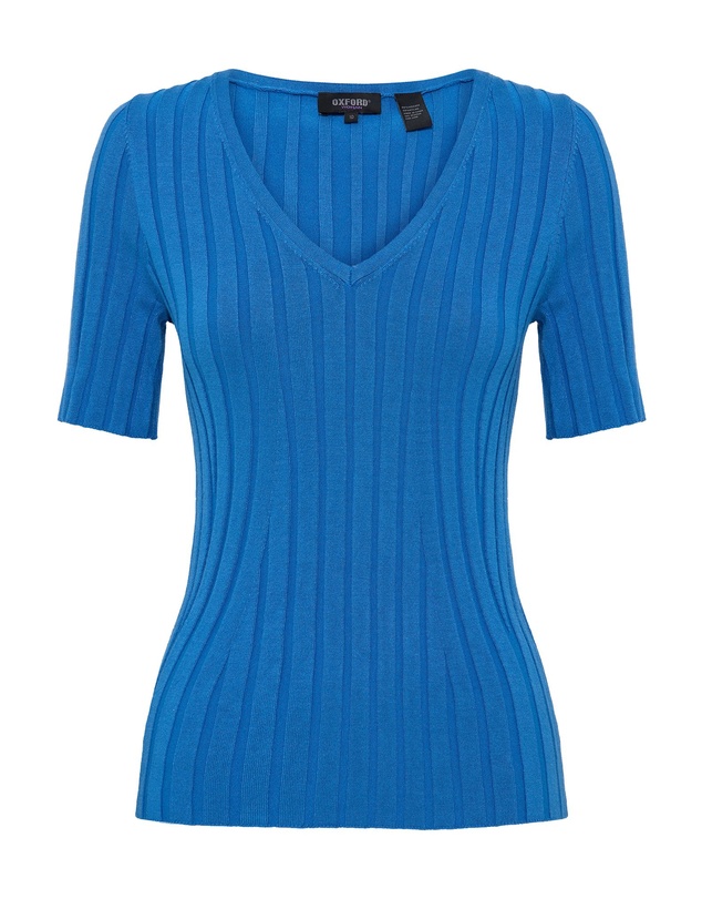 Oxford - Lucy Rib V-Neck Knit