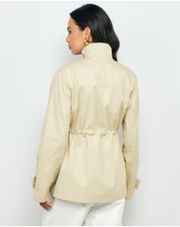 AERE - Rory Organic Cotton Funnel Neck Jacket