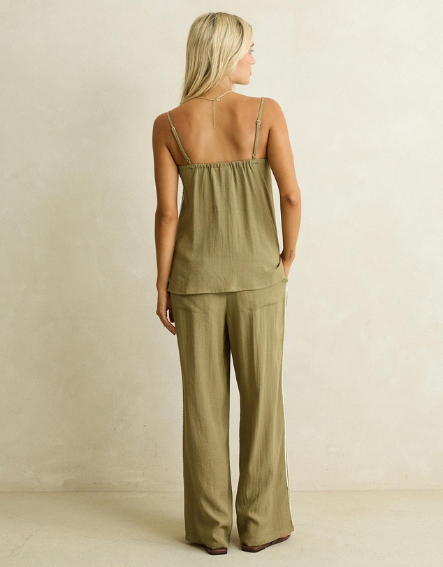 Rhythm - Linen Lace Top