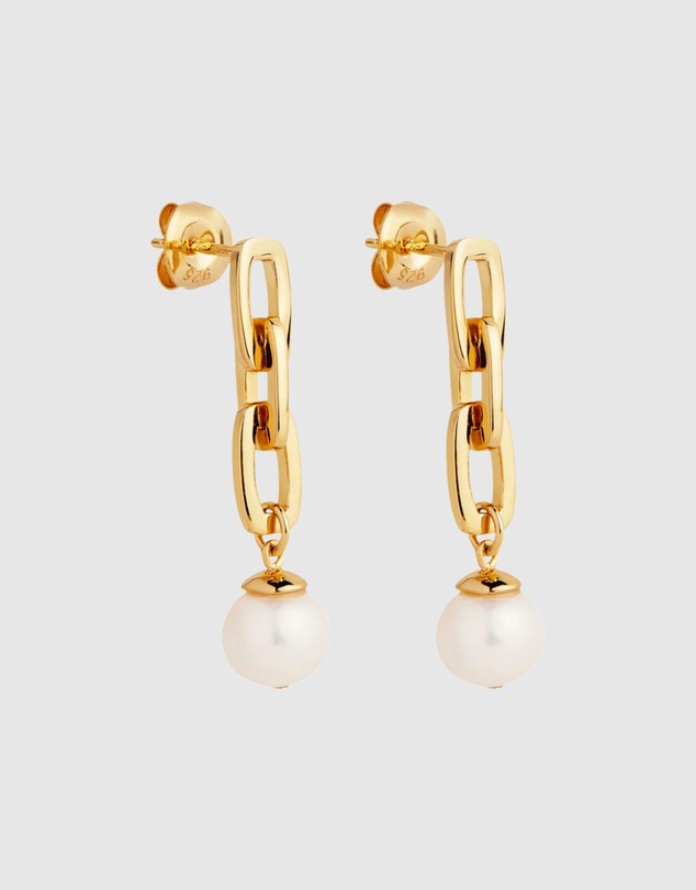 Najo - Clair de Lune Yellow Gold Earrings
