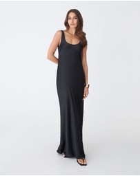 Forcast - Calliope Bias Cut Slip Dress