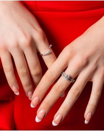 Georgini - Gala Solitaire Silver Ring