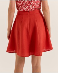 Review - Norah Linen Mini Skirt