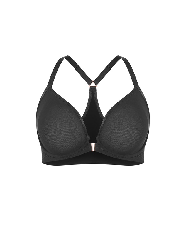 City Chic - Signature Mesh Plunge Underwire Bra
