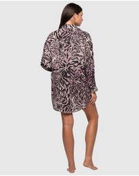 Nip Tuck Swim - Tuamotu Bronte Button Through Beach Shirt