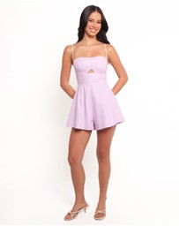 Petal & Pup - Rycee Scalloped Playsuit - Lilac
