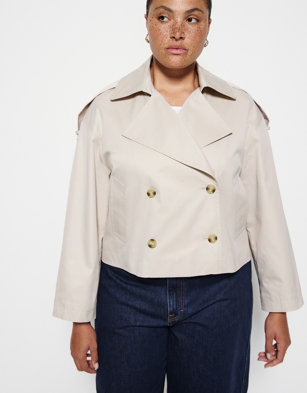 Commonry - Melissa Cropped Trench