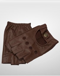 DENTS - Snetterton Fingerless Leather Driving Gloves