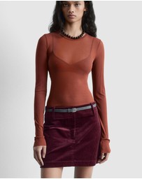 & Other Stories - Corduroy Mini Skirt