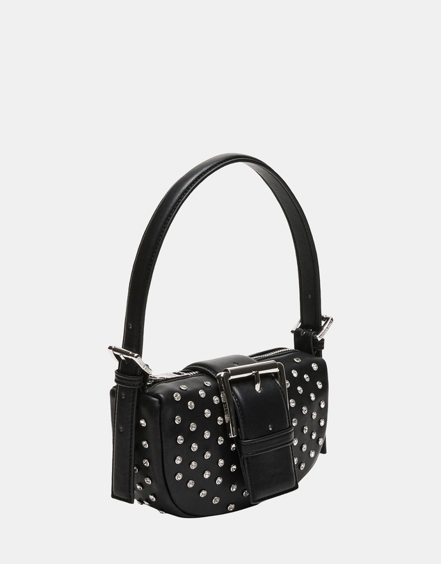 Steve Madden - BAxis Black Silver Handbag