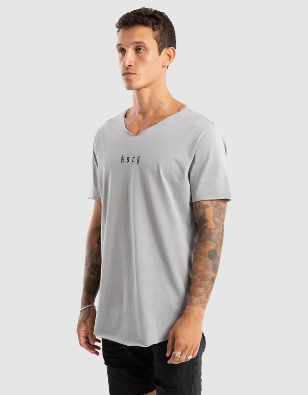 Kiss Chacey - Made Of Iron Raw Neck Tee
