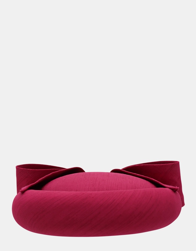 Morgan & Taylor - Samara Pillbox Hat in Hot Pink
