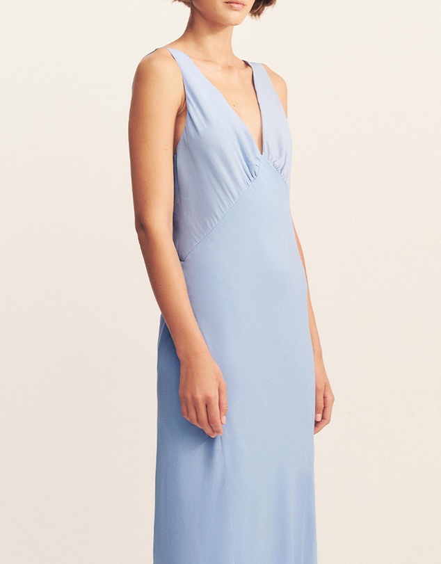 Shona Joy - Korine Plunged Maxi Dress