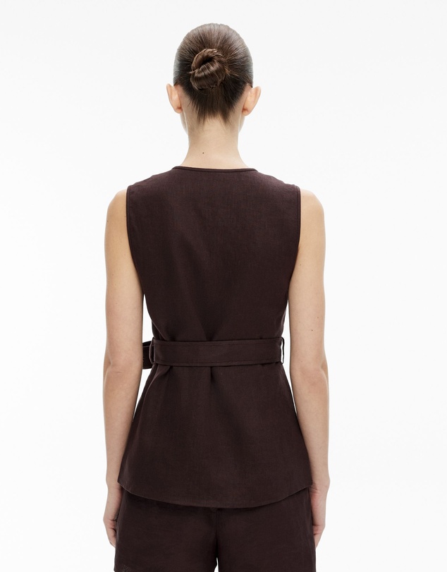 Witchery - Longline Linen Vest