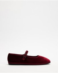 Dazie - Rei Velvet Ballet Flats