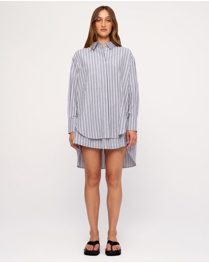 Blue Pin Stripe
