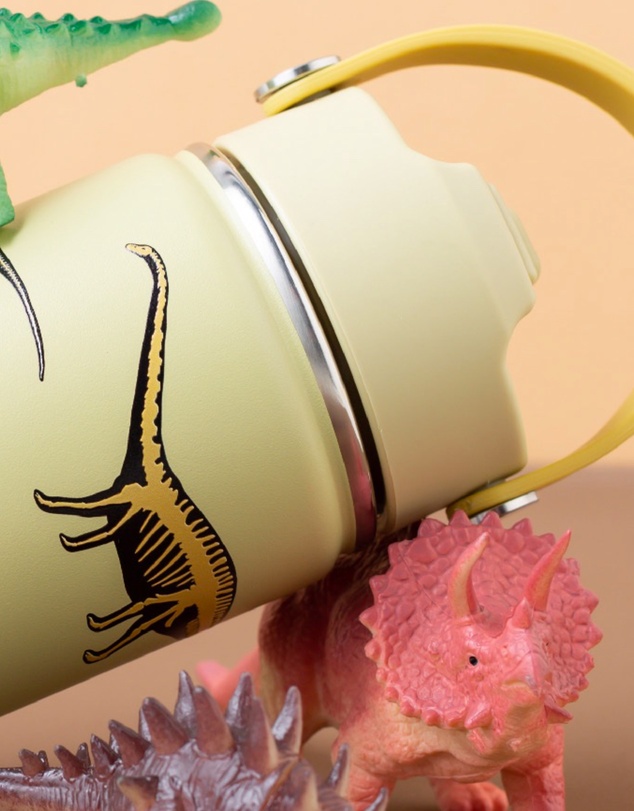 Tolu Australia - 400ml Insulated Kids Bottle With Dinosaurs