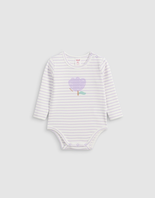 Seed Heritage - Stripe Rib Bodysuit