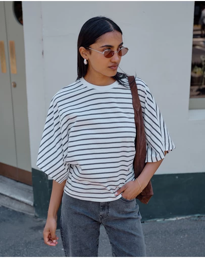 Ceres Life - Lucy Relaxed Sleeve Tee