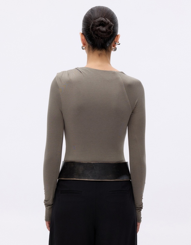 Minima Esenciales - Sienna Draped Bodysuit