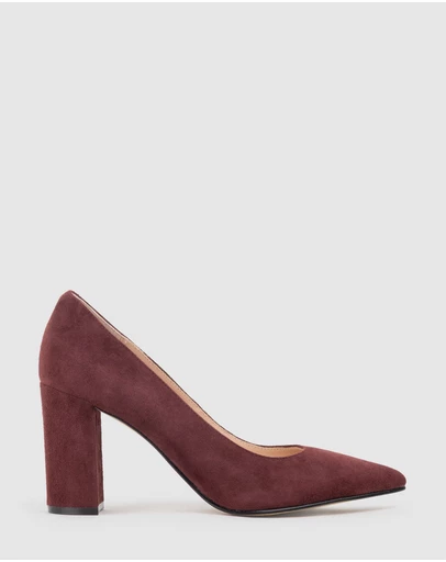 Edward Meller - BRYNLEY85 Block Heel Pointed Pump