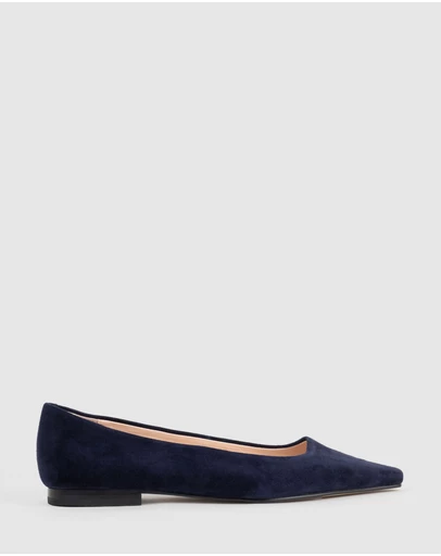 Edward Meller - ELVY Chiselled Flat Pump