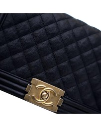 Pre-Loved by Azura Reborn - Pre-Loved Old Medium Quilted Caviar Boy Flap