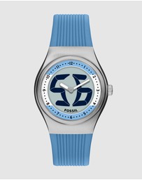 Fossil - Archival Big Tic Blue Analogue-Digital Watch