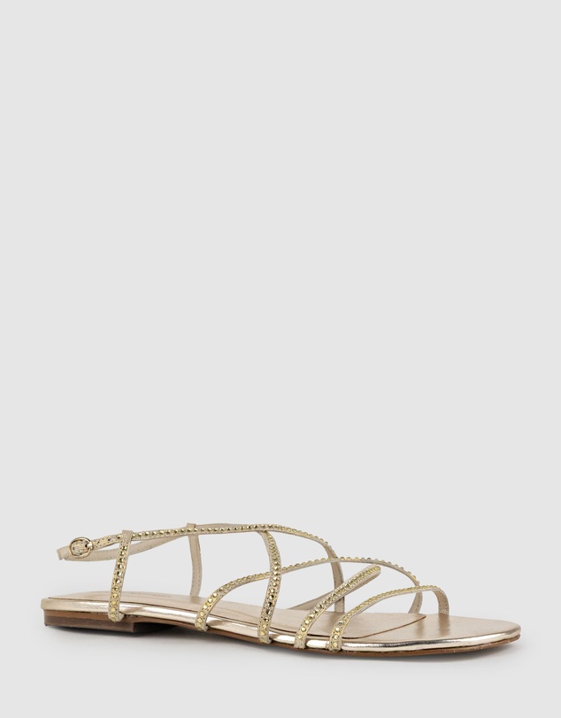 Edward Meller - SAMILLE Strappy Crystal Sandal